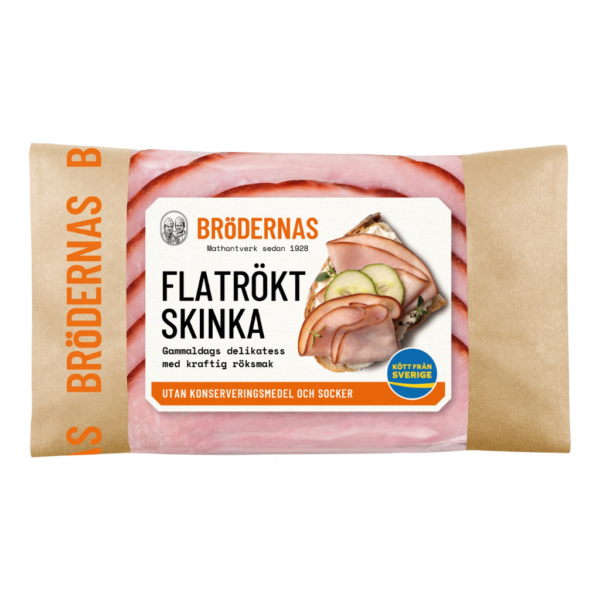 Brödernas Flatrökt Skinka 105g
